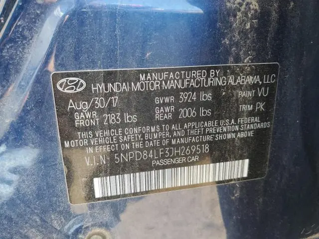 2018 HYUNDAI ELANTRA SEL  