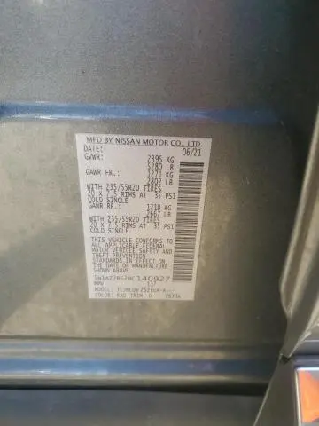 2021 NISSAN MURANO SV  