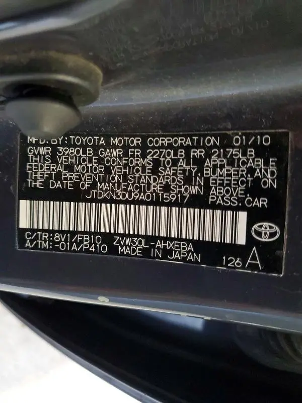 2010 TOYOTA PRIUS II  
