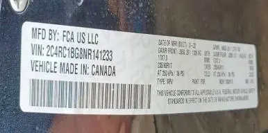 2022 CHRYSLER PACIFICA TOURING L  