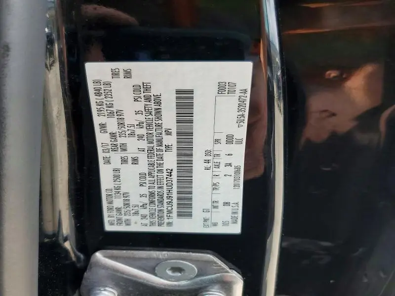2017 FORD ESCAPE TITANIUM  