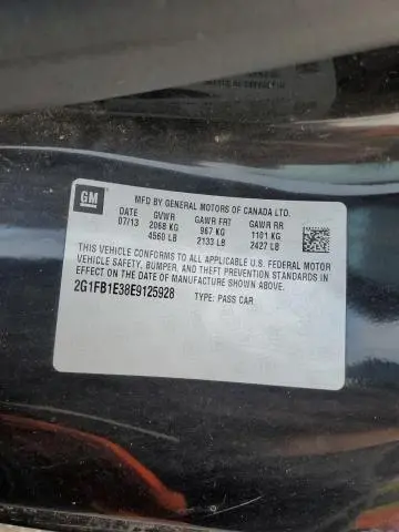 2014 CHEVROLET CAMARO LT  