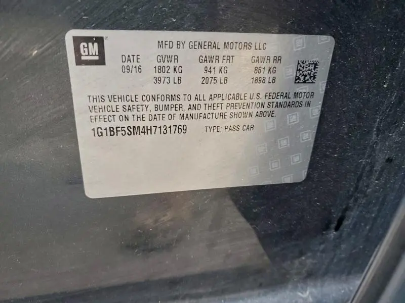 2017 CHEVROLET CRUZE PREMIER  