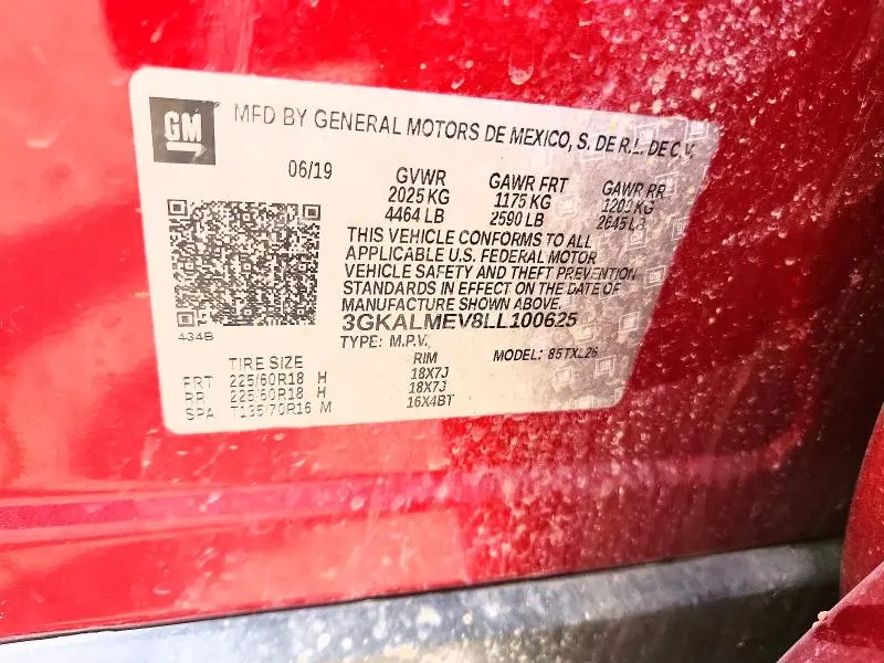 2020 GMC TERRAIN SLE  