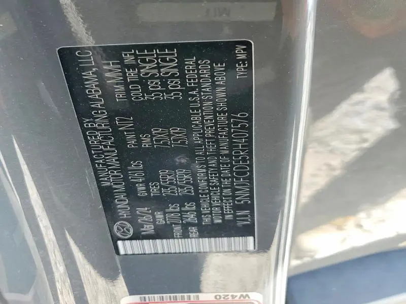 2024 HYUNDAI TUCSON SEL  