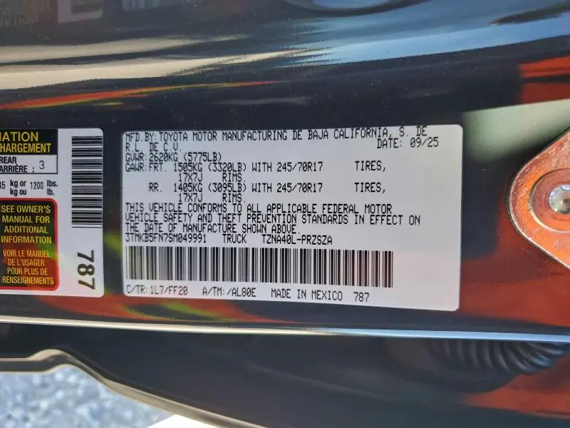 2025 TOYOTA TACOMA DOUBLE CAB  