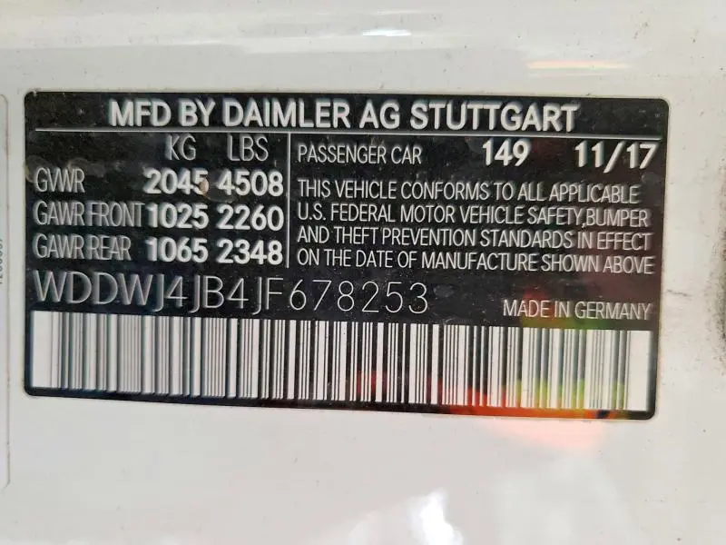 2018 MERCEDES-BENZ C 300  