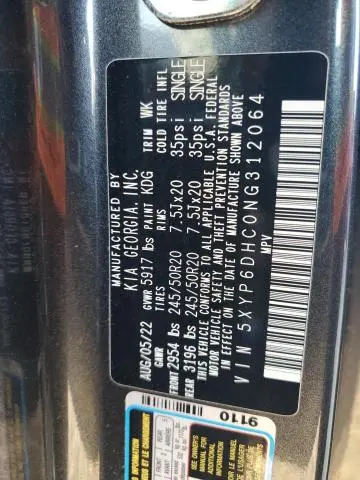 2022 KIA TELLURIDE S  