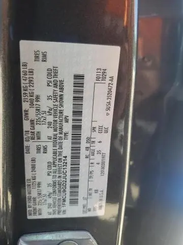 2018 FORD ESCAPE SE  