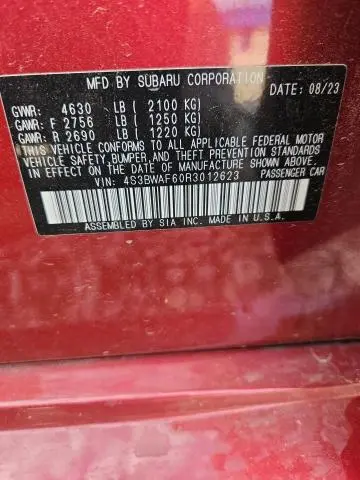 2024 SUBARU LEGACY PREMIUM  