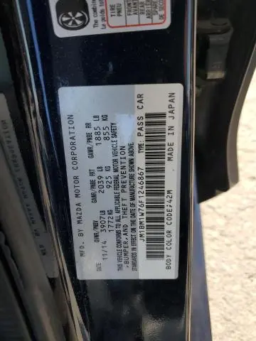 2015 MAZDA 3 GRAND TOURING  