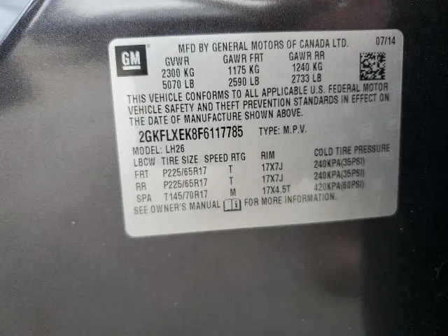 2015 GMC TERRAIN SLT  