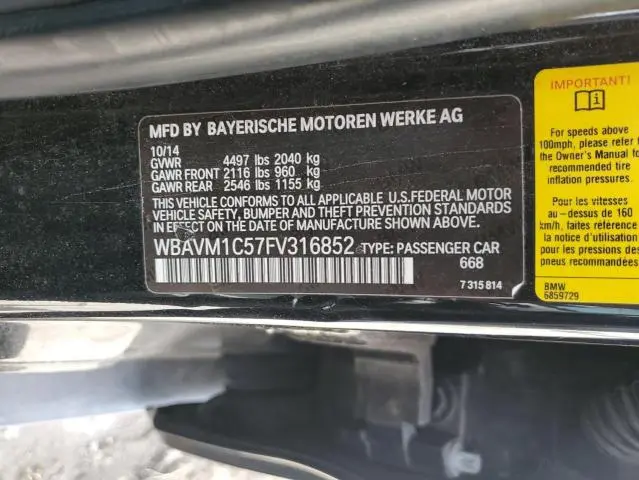 2015 BMW X1 SDRIVE28I