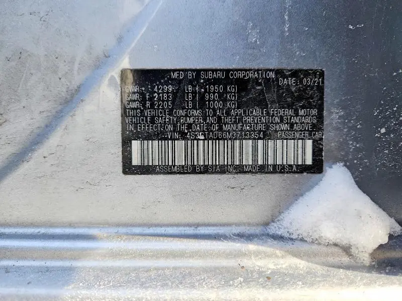 2021 SUBARU IMPREZA PREMIUM  