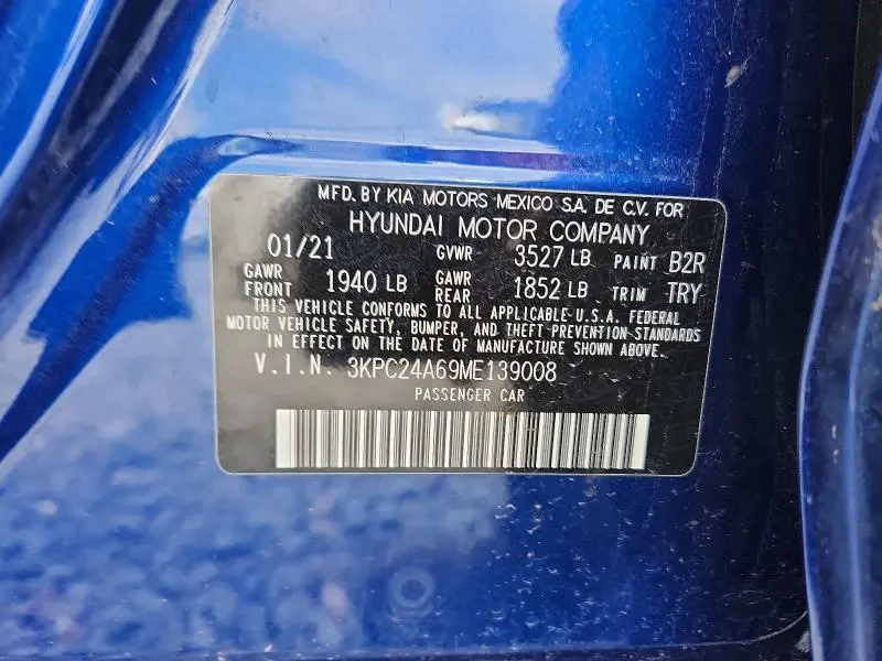 2021 HYUNDAI ACCENT SE  