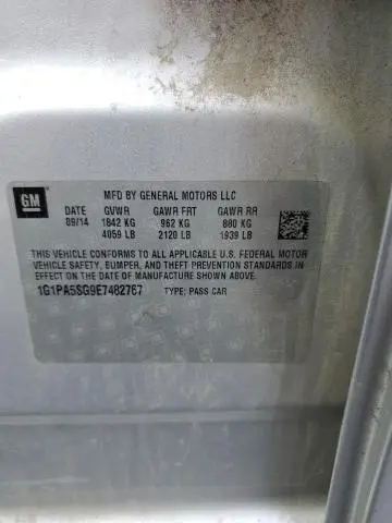 2014 CHEVROLET CRUZE LS  