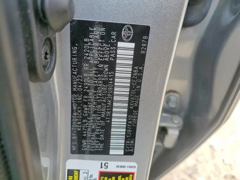 2023 TOYOTA CAMRY LE  