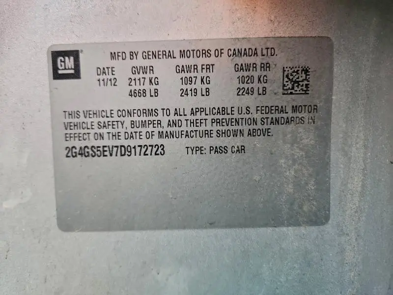 2013 BUICK REGAL PREMIUM  