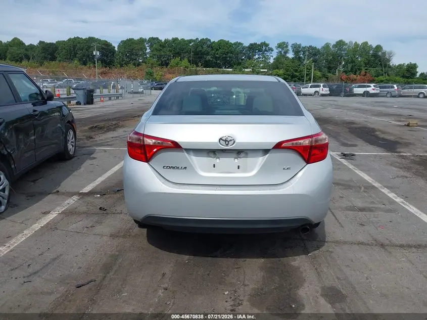 2018 TOYOTA COROLLA LE