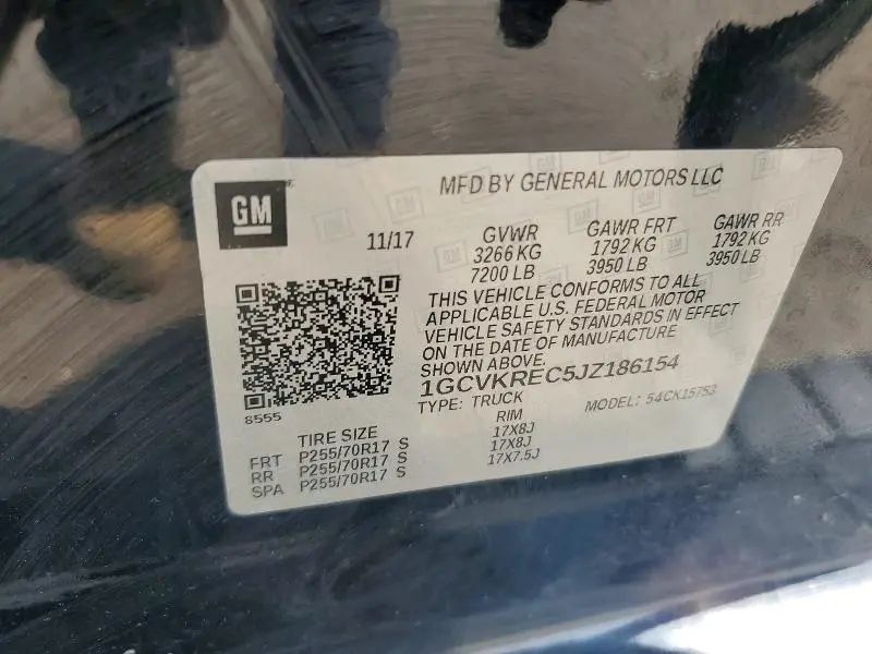 2018 CHEVROLET SILVERADO K1500 LT  