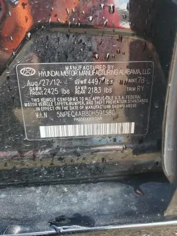 2013 HYUNDAI SONATA SE  