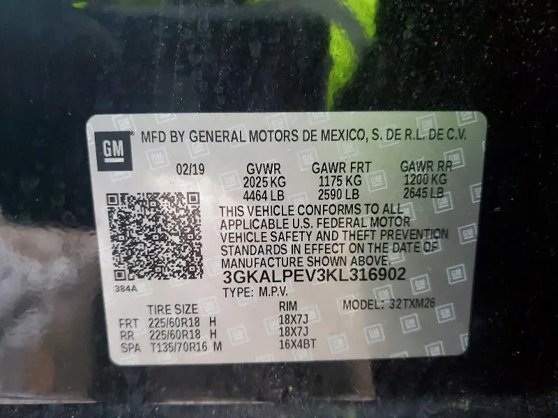 2019 GMC TERRAIN SLT  