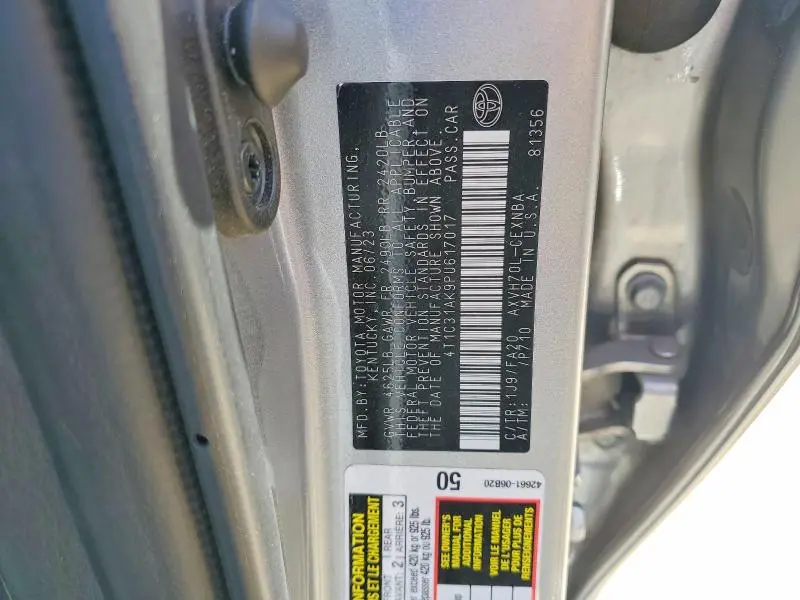 2023 TOYOTA CAMRY LE  