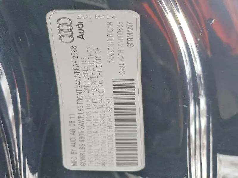 2012 AUDI A5 PREMIUM PLUS  