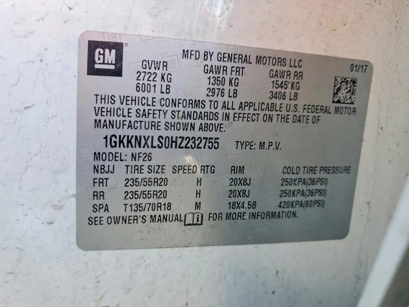 2017 GMC ACADIA DENALI  