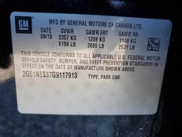 2016 CADILLAC XTS LUXURY COLLECTION  