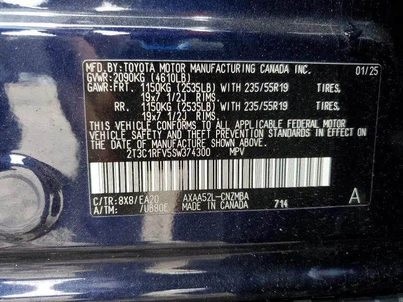 2025 TOYOTA RAV4 XLE PREMIUM  