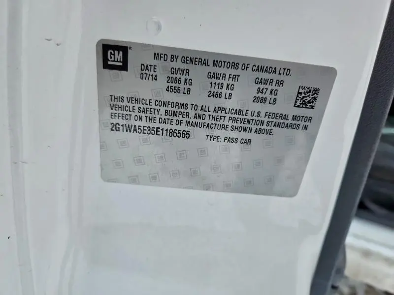 2014 CHEVROLET IMPALA LIMITED LS  