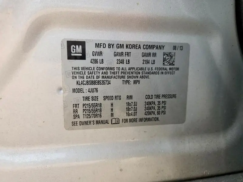 2014 BUICK ENCORE CONVENIENCE  