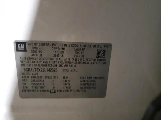 2018 GMC TERRAIN SLE