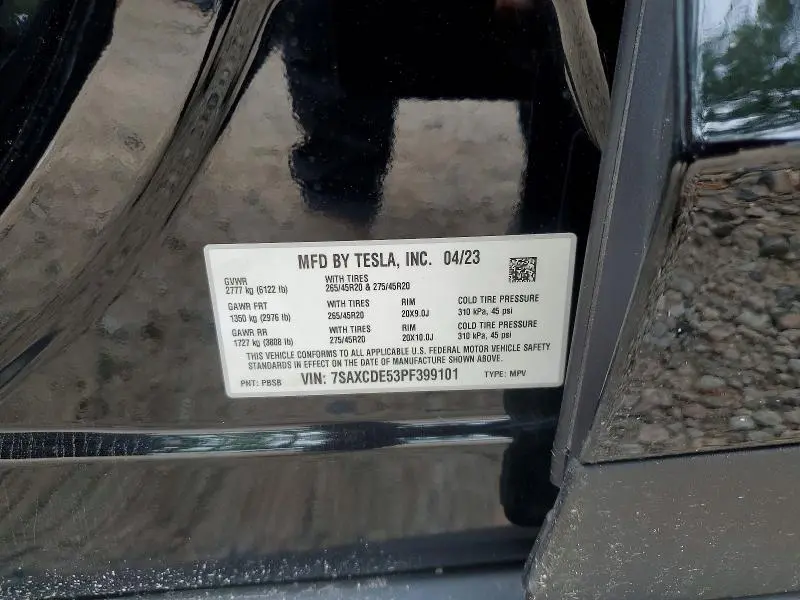 2023 TESLA MODEL X   