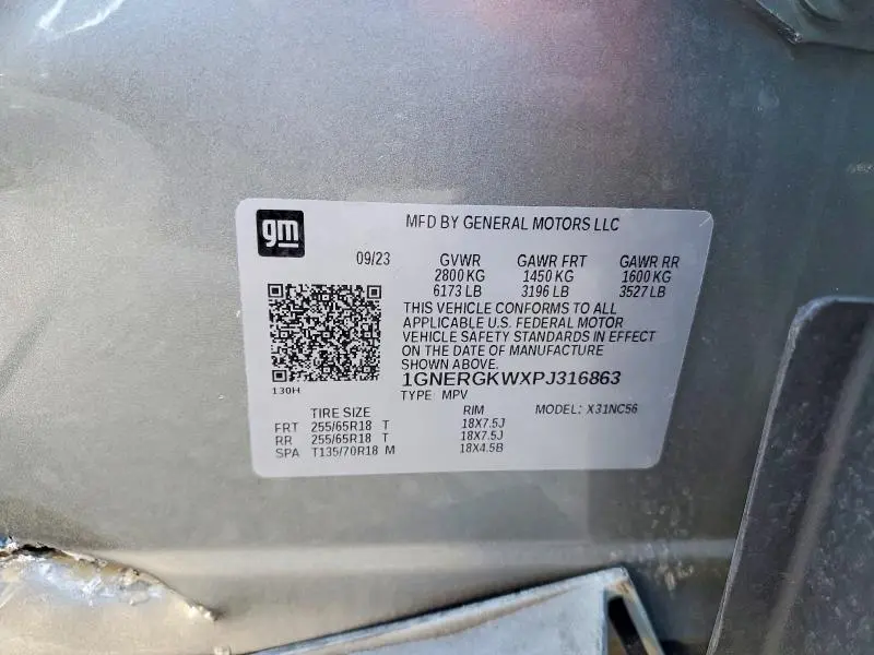 2023 CHEVROLET TRAVERSE LT  