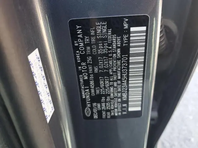 2017 HYUNDAI TUCSON SE  