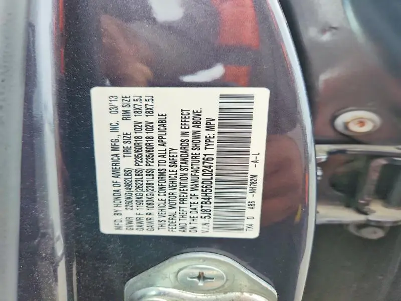 2013 ACURA RDX TECHNOLOGY  