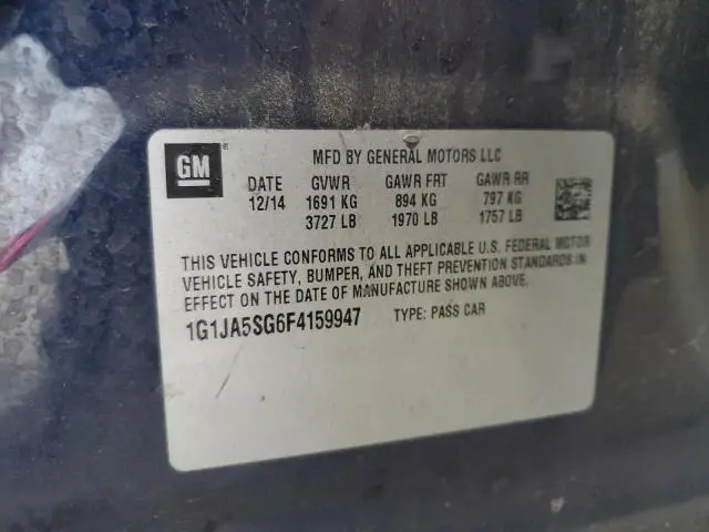 2015 CHEVROLET SONIC LS  