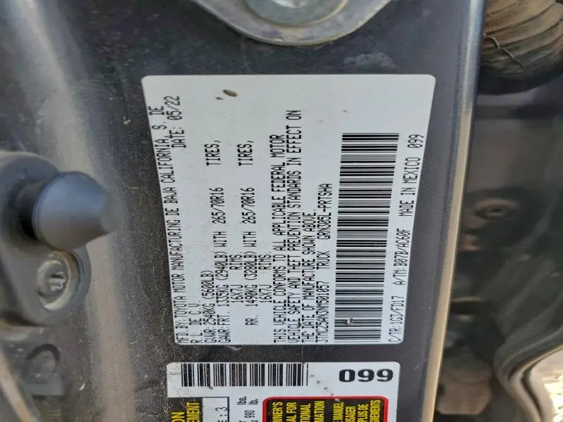 2022 TOYOTA TACOMA DOUBLE CAB  