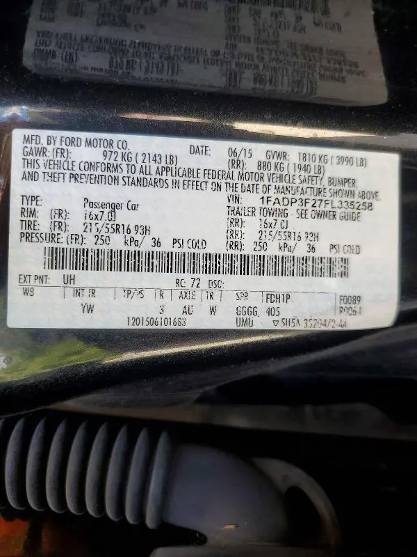 2015 FORD FOCUS SE  