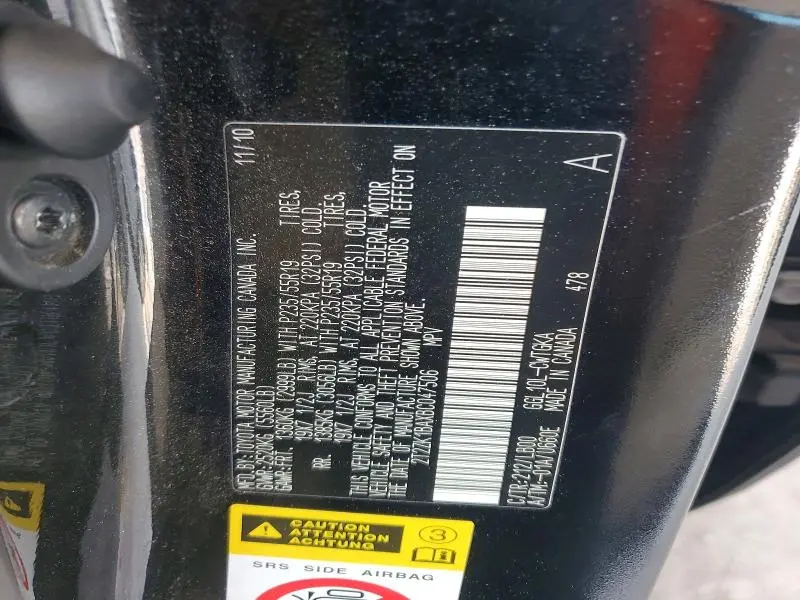 2011 LEXUS RX 350  