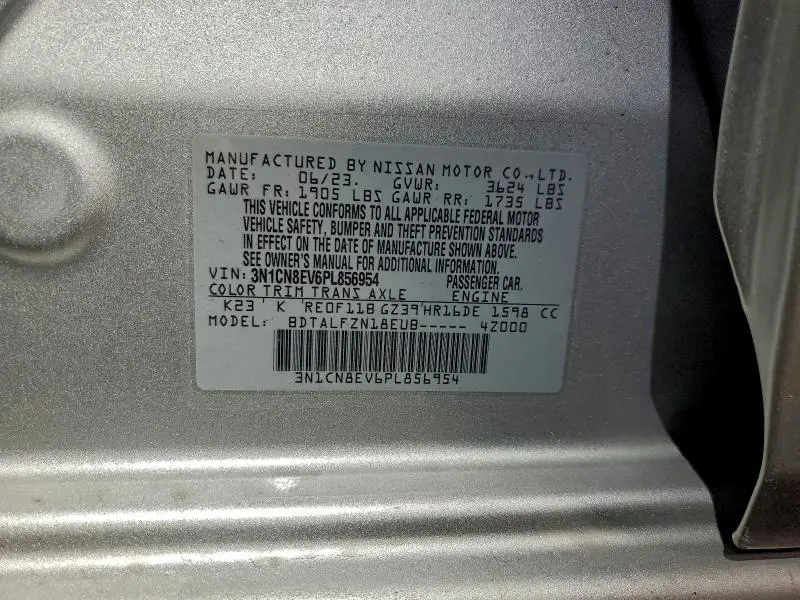 2023 NISSAN VERSA SV  