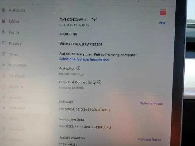 2021 TESLA MODEL Y   
