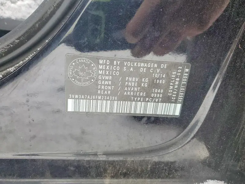 2015 VOLKSWAGEN JETTA TDI  