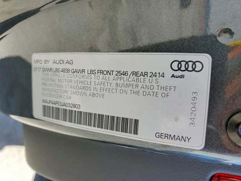 2018 AUDI S5 PREMIUM PLUS  