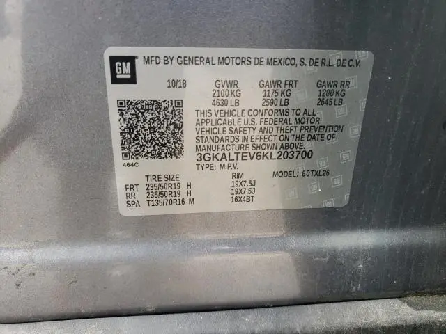 2019 GMC TERRAIN SLE  