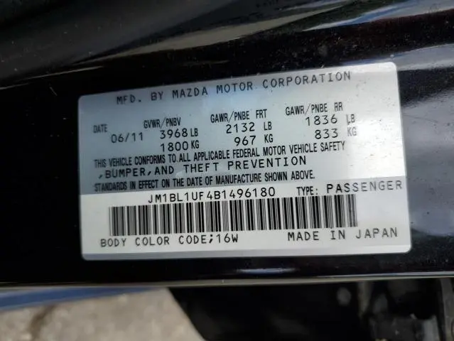 2011 MAZDA 3 I  