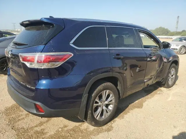 2015 TOYOTA HIGHLANDER XLE  