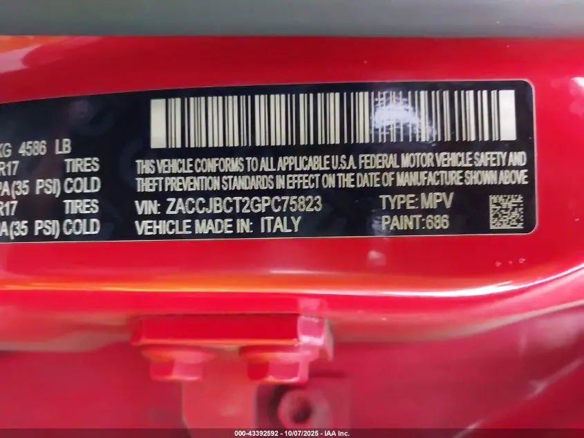 2016 JEEP RENEGADE TRAILHAWK